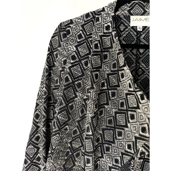 JAIME Open Front Drape Jacket Women's Size Medium Large New with tag k51 - Picture 10 of 16